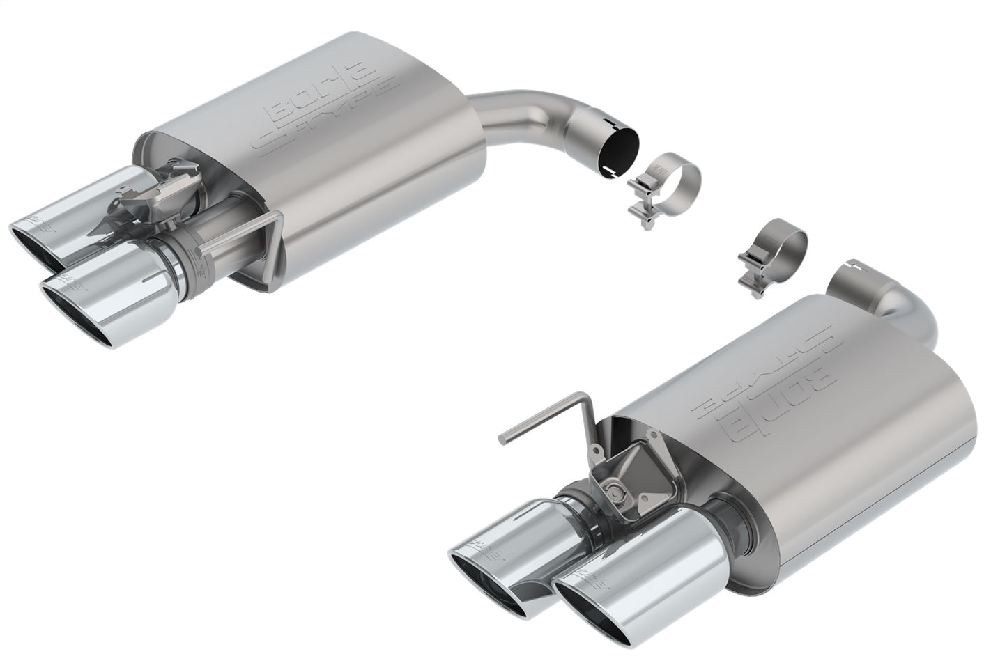 2018-2021 Ford Mustang GT With Active Exhaust Valve Axle-Back Exhaust System S-Type