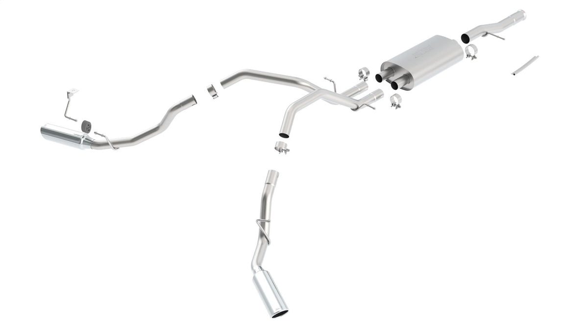 Borla 2009-2013 Chevrolet Silverado 1500/ GMC Sierra 1500 Cat-Back Exhaust System Touring for GM...