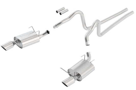 2011-2014 Ford Mustang V6 Cat-Back Exhaust System S-Type