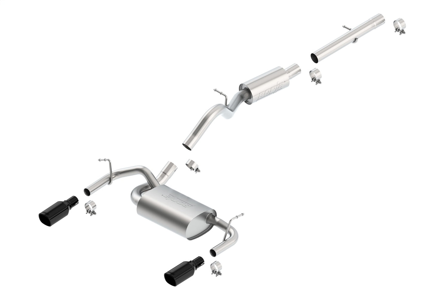 2012-2018 Jeep Wrangler JK Cat-Back Exhaust System Touring