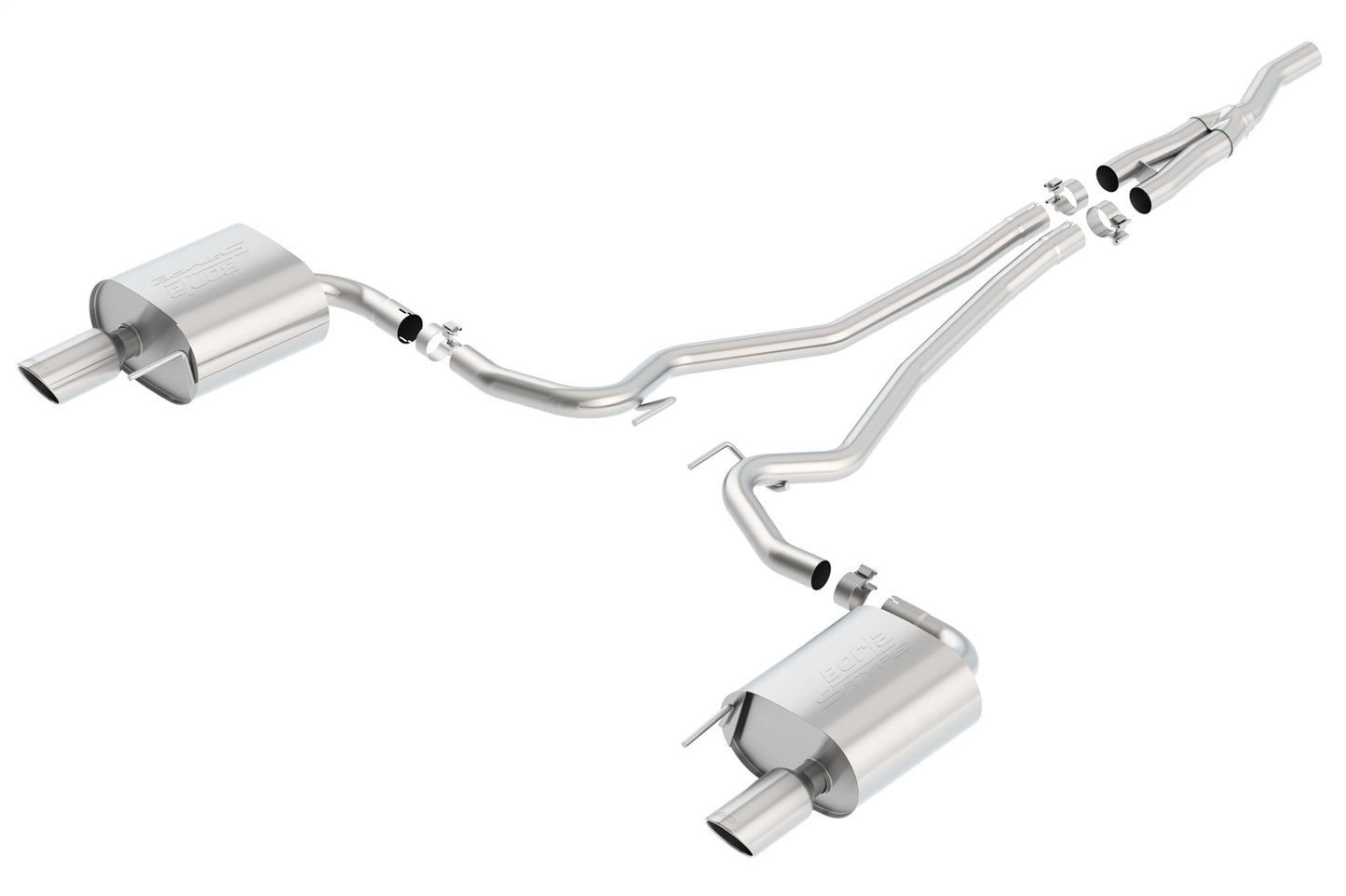 2015-2021 Ford Mustang 2.3L EcoBoost/ 3.7L V6 Cat-Back Exhaust System Touring