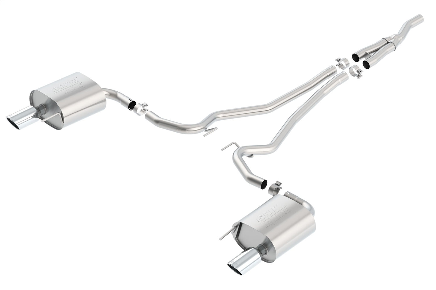 2015-2021 Ford Mustang 2.3L EcoBoost/ 3.7L V6 Cat-Back Exhaust System Touring