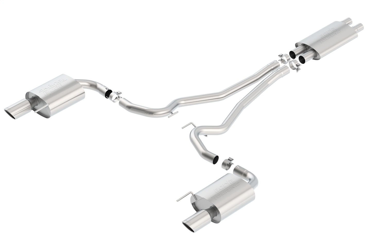 2015-2017 Ford Mustang GT Cat-Back Exhaust System Touring