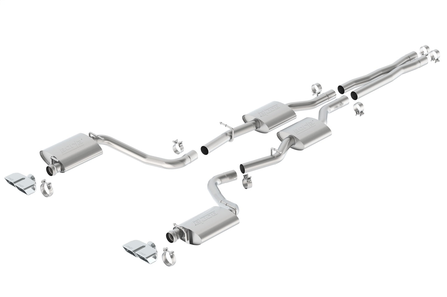 2015-2021 Dodge Challenger R/T Cat-Back Exhaust System Touring