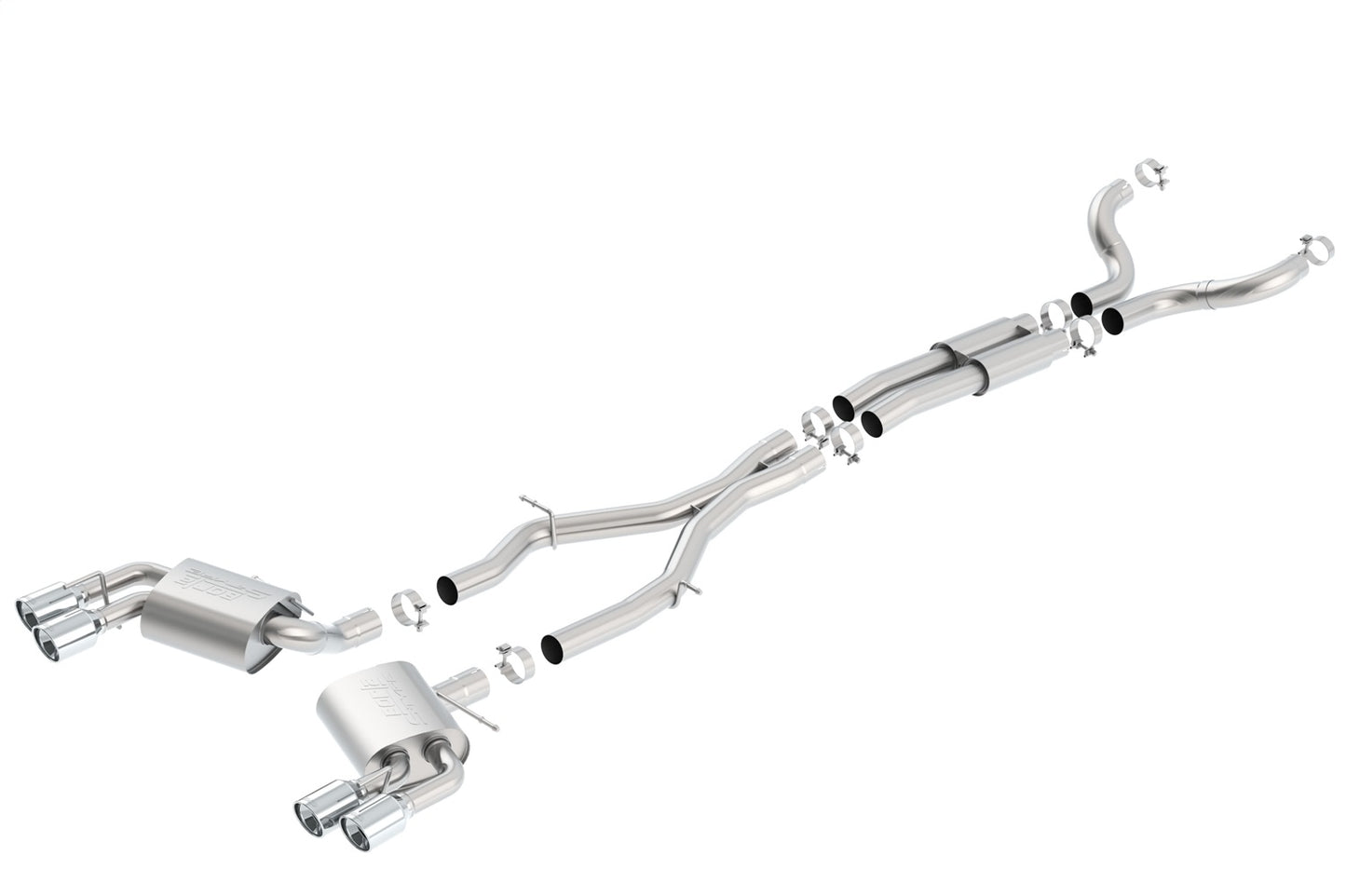 2016-2023 Chevrolet Camaro SS 3" With Dual Tips Cat-Back(tm) Exhaust System S-Type