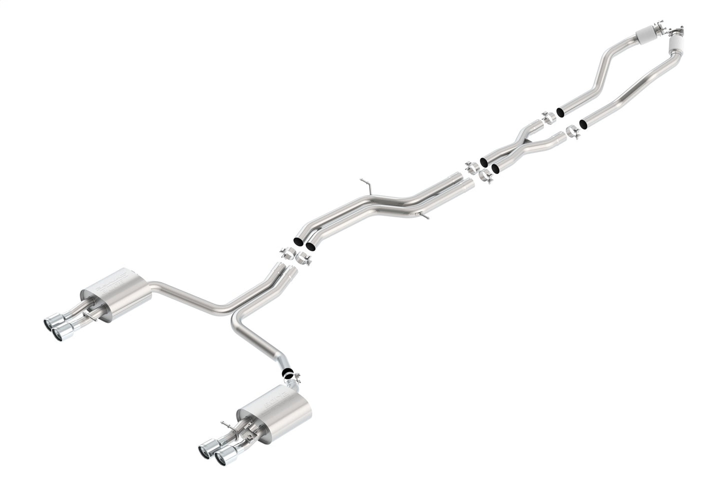 2013-2018 Audi S6 Cat-Back Exhaust System S-Type