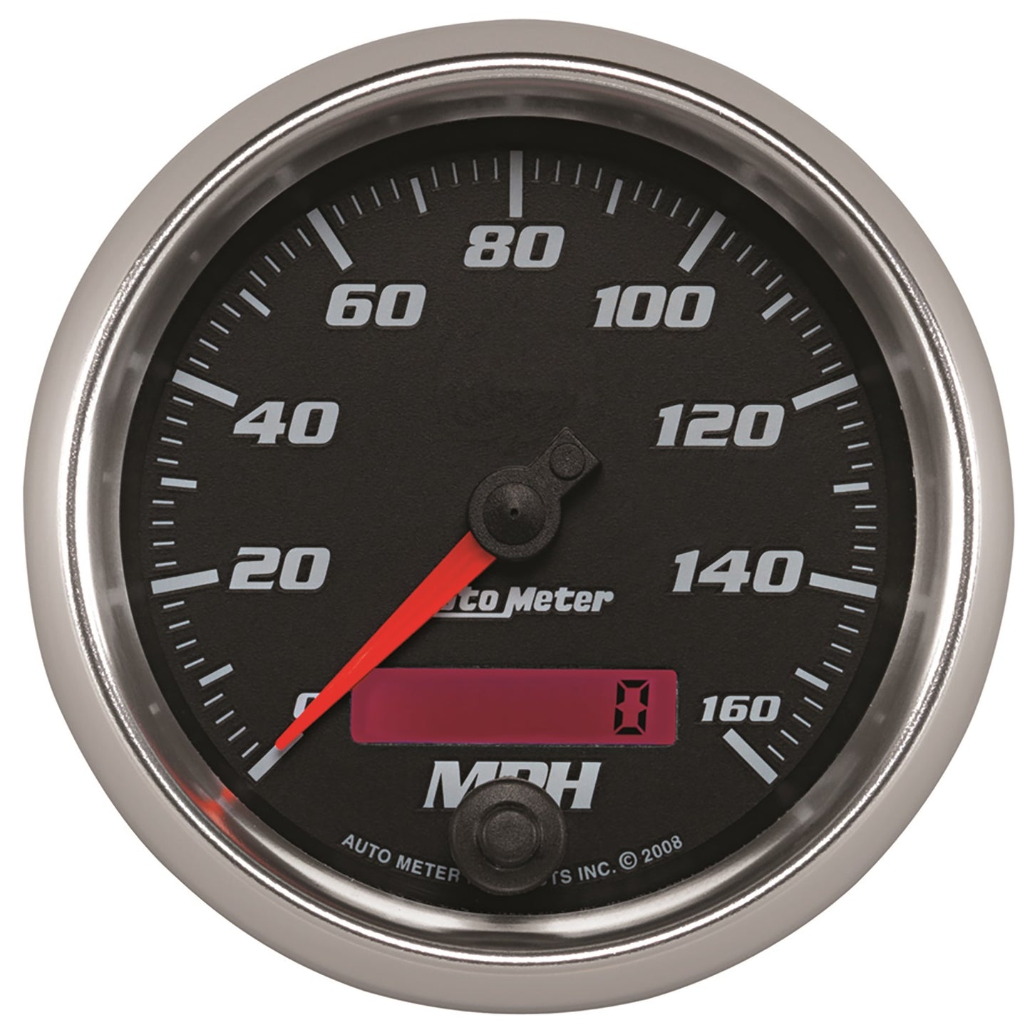 3-3/8 In. SPEEDOMETER 0-160 MPH BLACK PRO-CYCLE