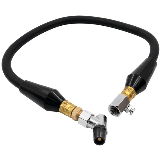 AutoMeter AIR HOSE ASSEMBLY TIRE PRESS REPLACEMENT 24 IN. INCL. STRAIN RELIEFS BLEED VALVE &...