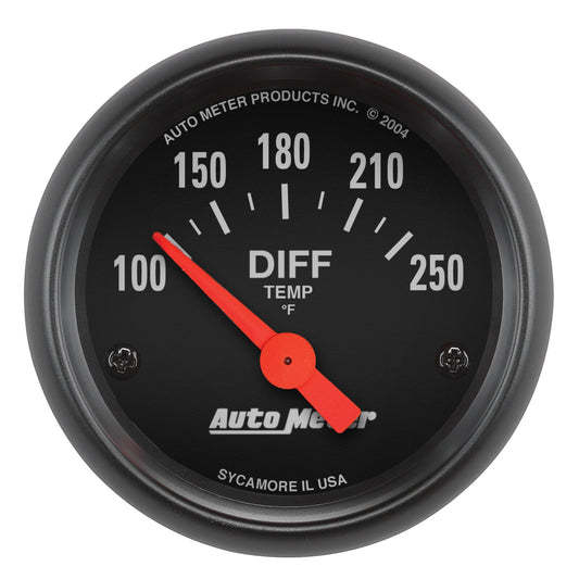AutoMeter 2-1/16 In. DIFFERENTIAL TEMPERATURE 100-250 Fahrenheit Z-SERIES