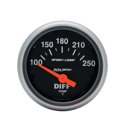 AutoMeter 2-1/16 In. DIFFERENTIAL TEMPERATURE 100-250 Fahrenheit SPORT-COMP