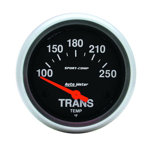 AutoMeter 2-5/8 In. TRANSMISSION TEMPERATURE 100-250 Fahrenheit SPORT-COMP