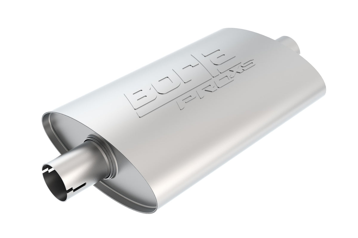 Borla ProXS Muffler 2in Center Inlet/ 2in Center Outlet 4in X 9.5inOval X 14in Long Oval Body...