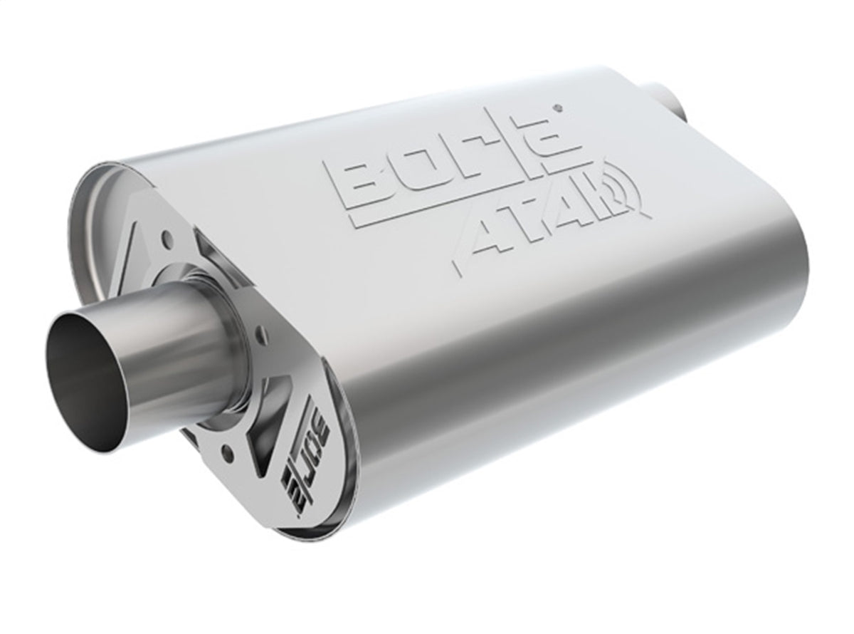 Borla CrateMuffler Muffler Ford Small Block 289/ 302/ 351W CID V8 High Output & Big Block 390/...