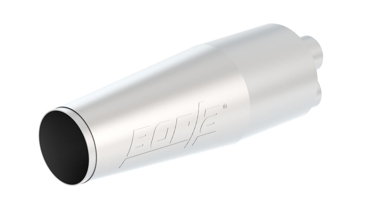 Borla XR-1(r) Multi-Core Racing Muffler Collector Quad 2.25in Inlet/ 4in Outlet 6.75in Round X...