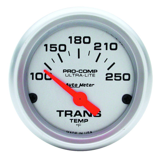 AutoMeter 2-1/16 In. TRANSMISSION TEMPERATURE 100-250 Fahrenheit ULTRA-LITE