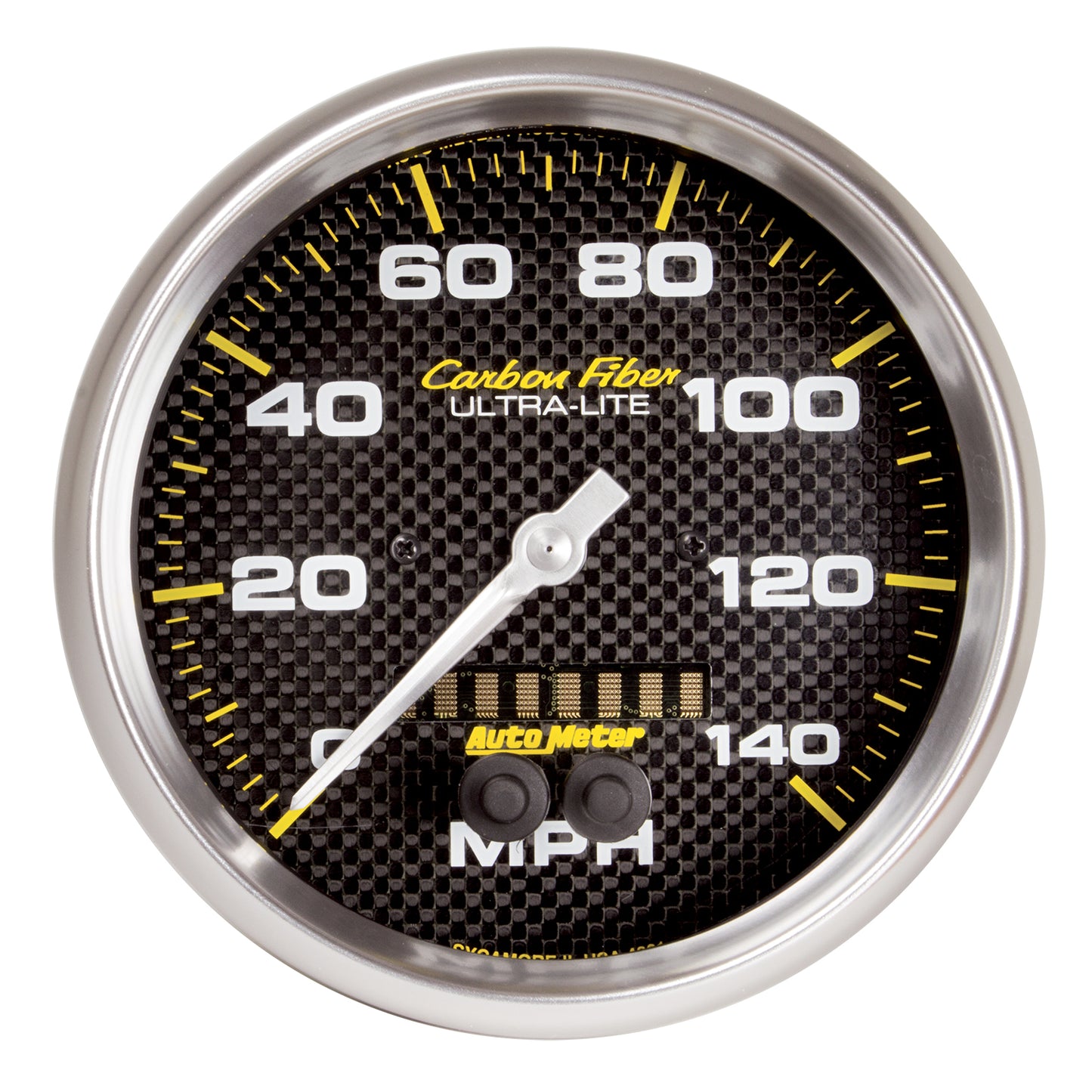 5 In. GPS SPEEDOMETER 0-140 MPH CARBON FIBER