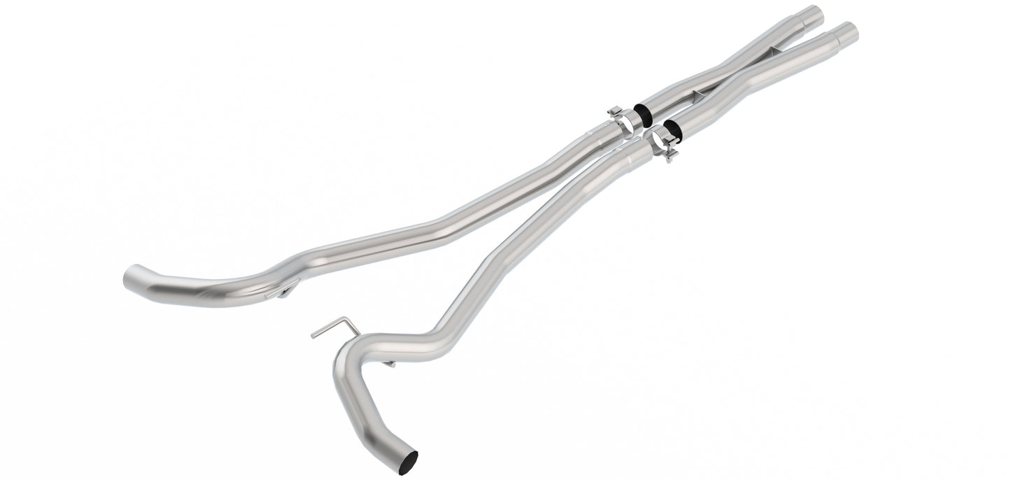 2015-2021 Ford Mustang GT X-Pipe With Mid Pipes