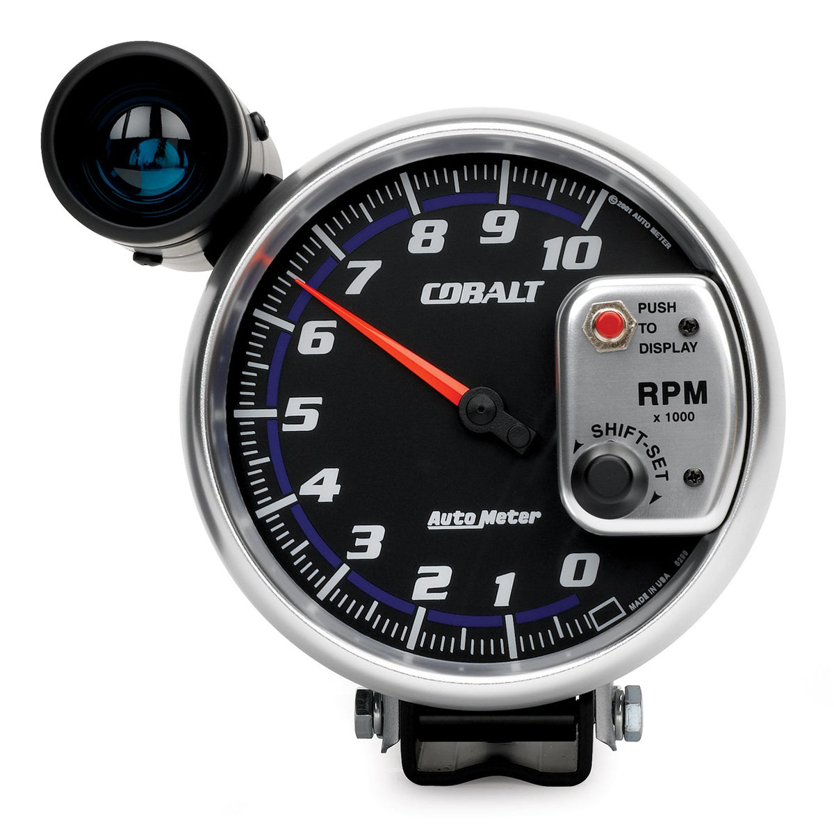 AutoMeter 5 In. PEDESTAL TACHOMETER 0-10000 RPM COBALT