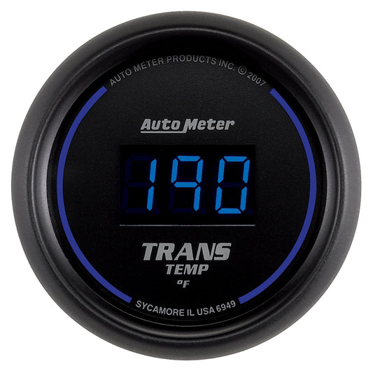 AutoMeter 2-1/16 In. TRANSMISSION TEMPERATURE 0-340 Fahrenheit COBALT DIGITAL