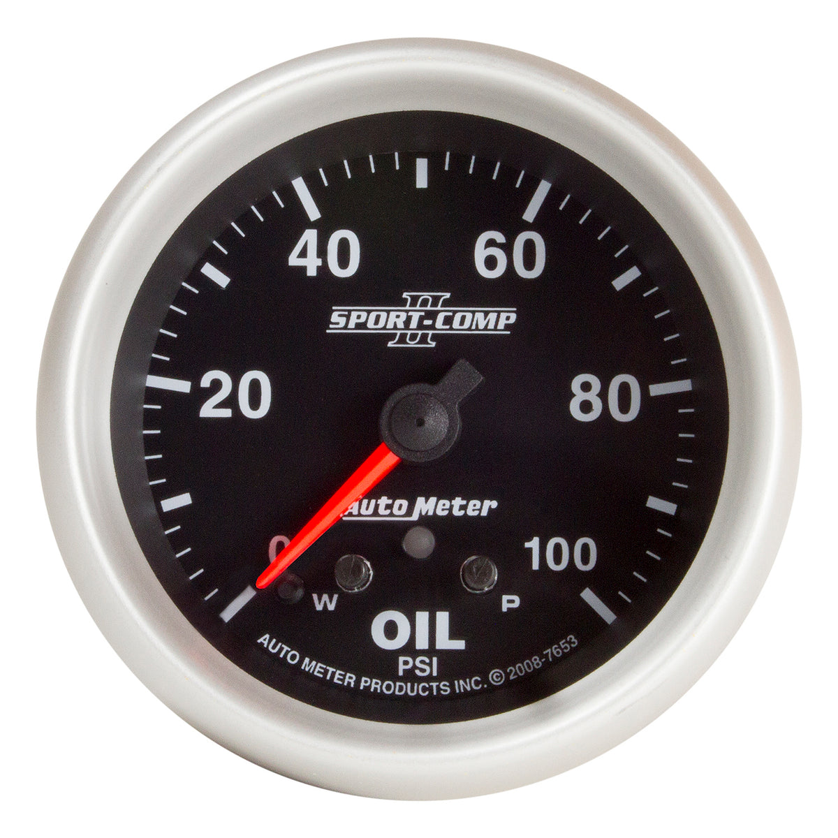 AutoMeter 2-5/8 In. OIL PRESSURE 0-100 PSI SPORT-COMP II