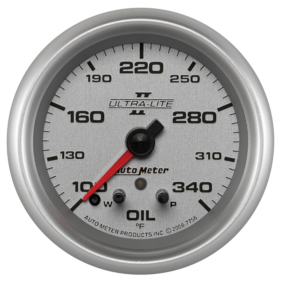 AutoMeter 2-5/8 In. OIL TEMPERATURE 100-340 Fahrenheit ULTRA-LITE II