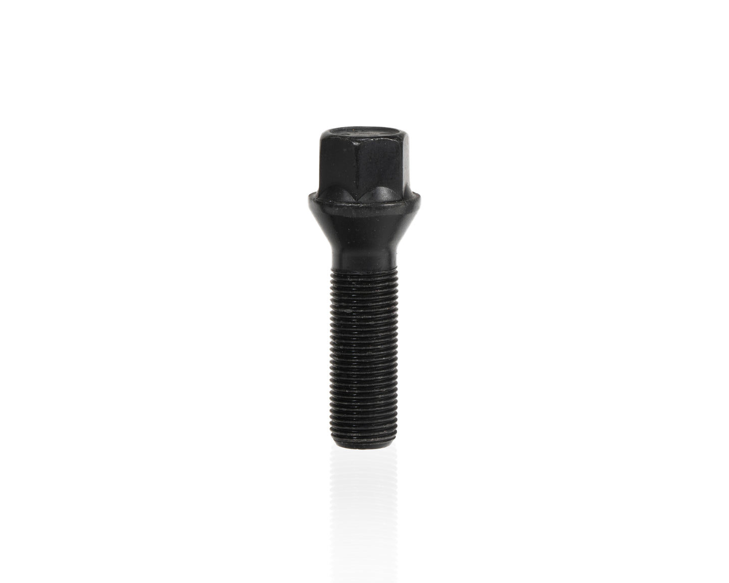 Wheel Bolt M14 X 1.25 X 35mm X 17mm Hex Taper-Seat Black Finish
